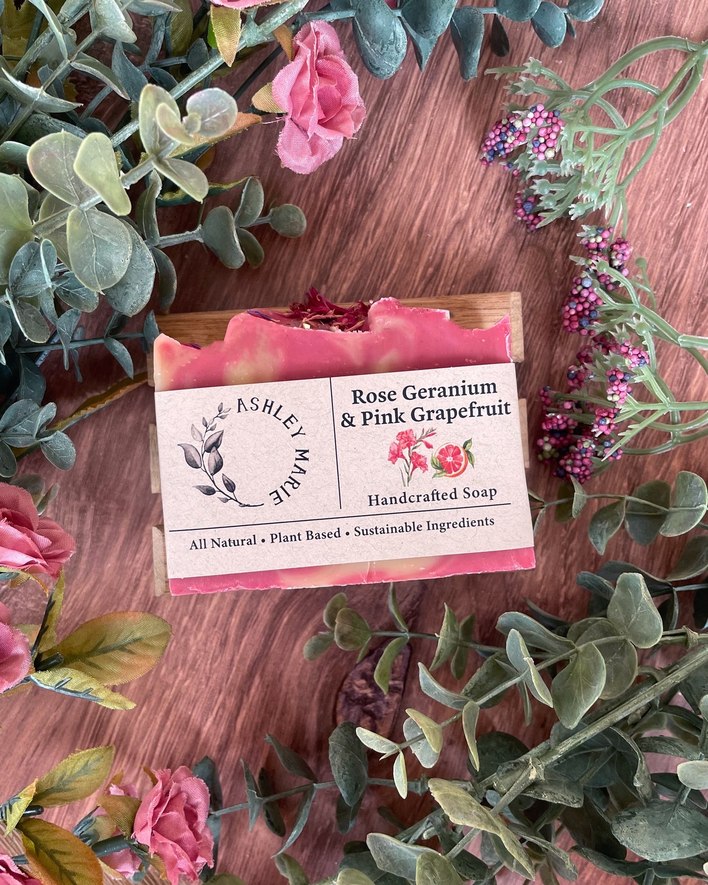 Rose Geranium & Pink Grapefruit Soap