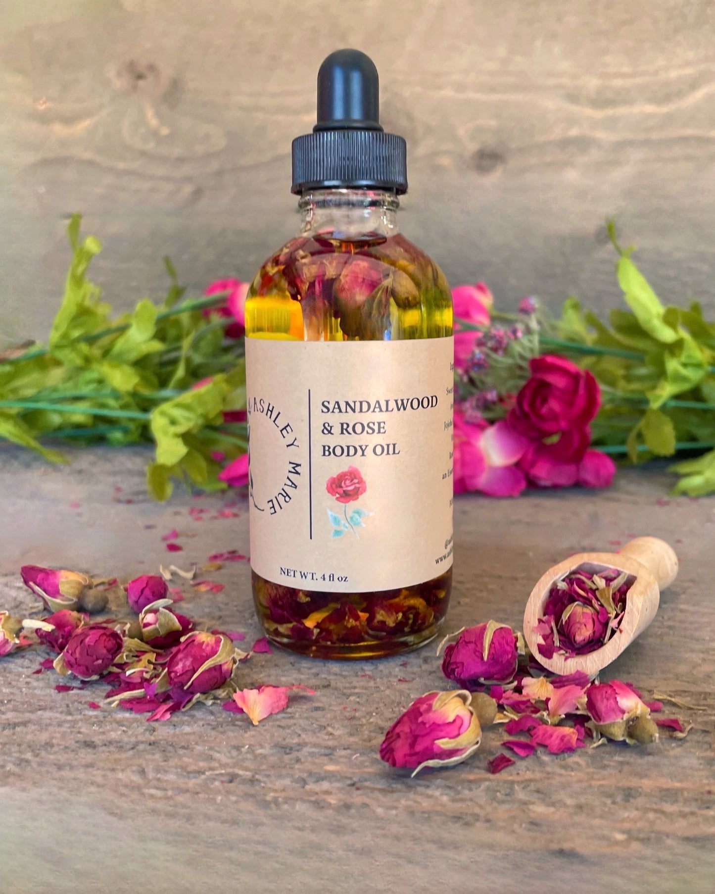 Sandalwood & Rose Body Oil