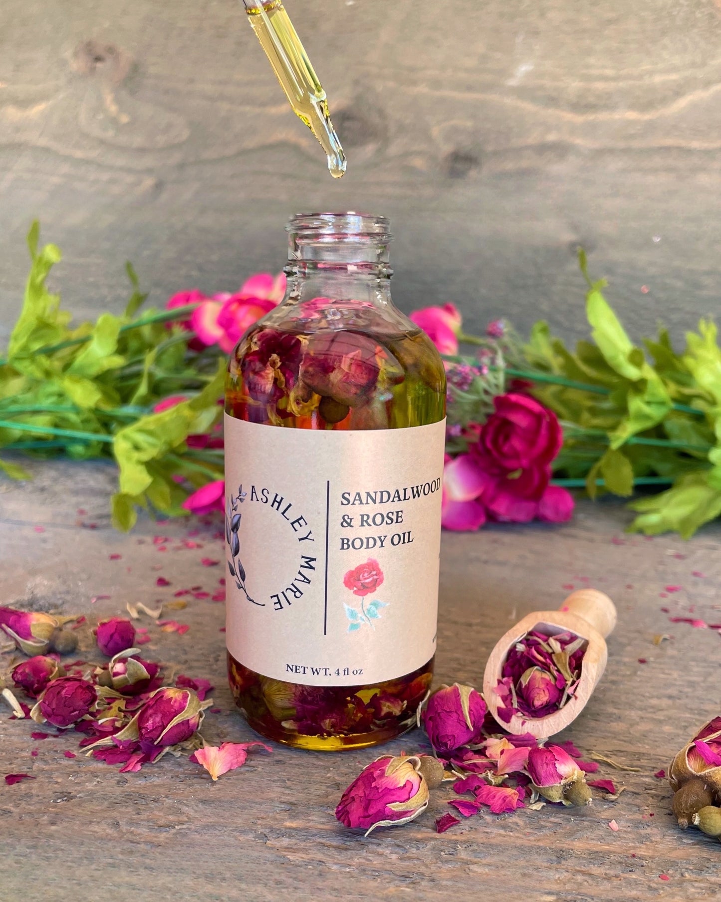 Sandalwood & Rose Body Oil