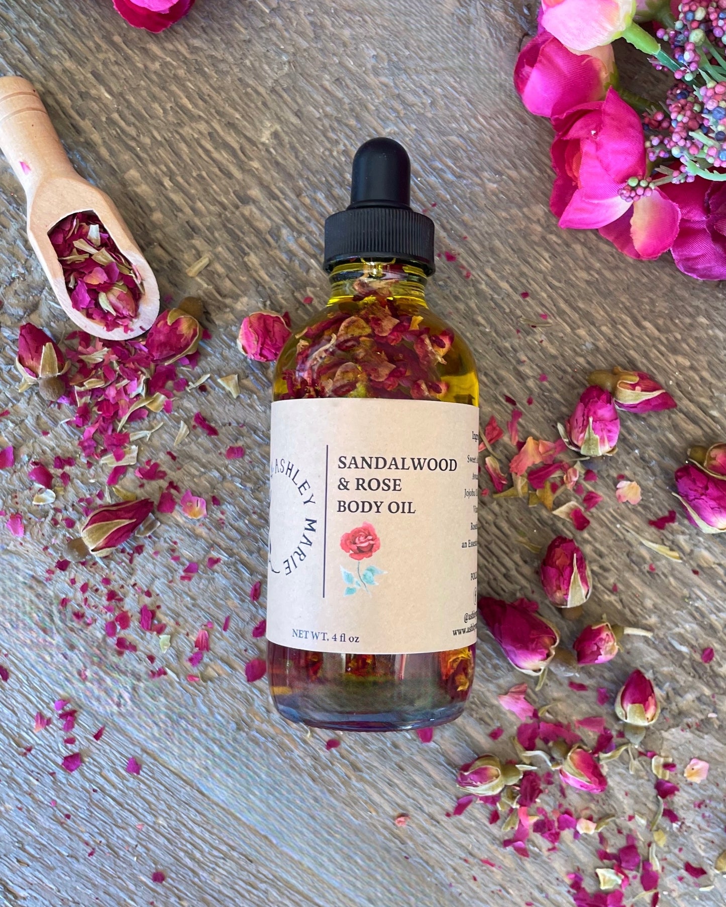 Sandalwood & Rose Body Oil