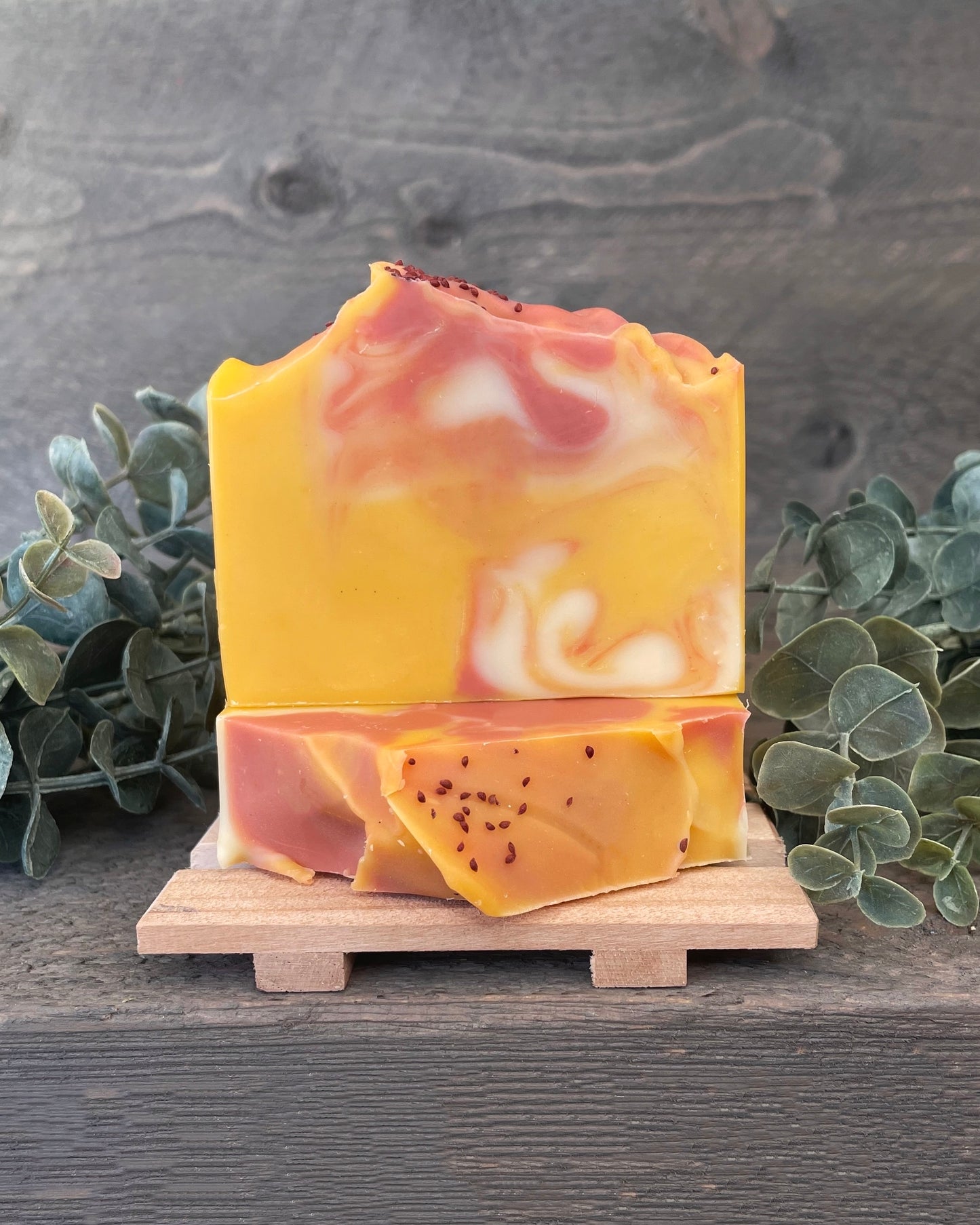 Sweet Orange Hibiscus Soap