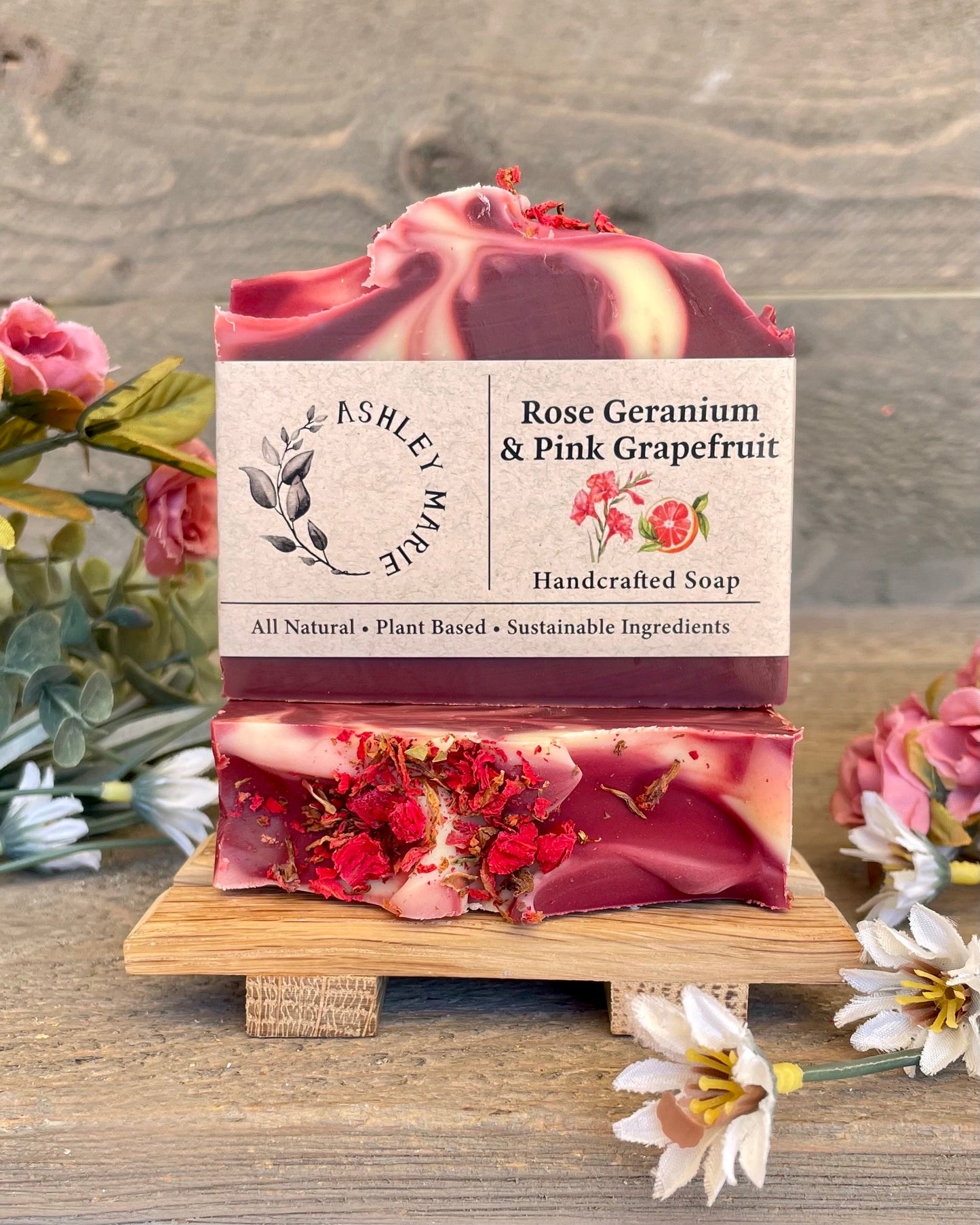 Rose Geranium & Pink Grapefruit Soap