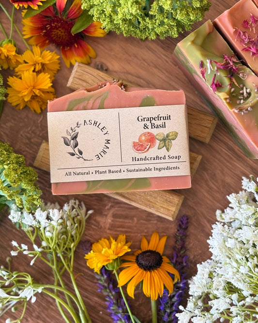 Grapefruit & Basil Soap