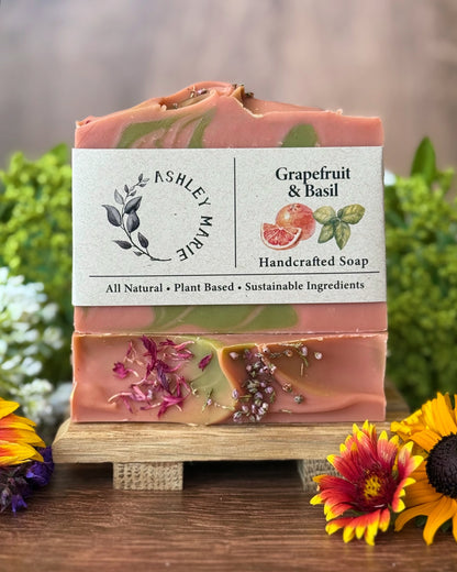 Grapefruit & Basil Soap
