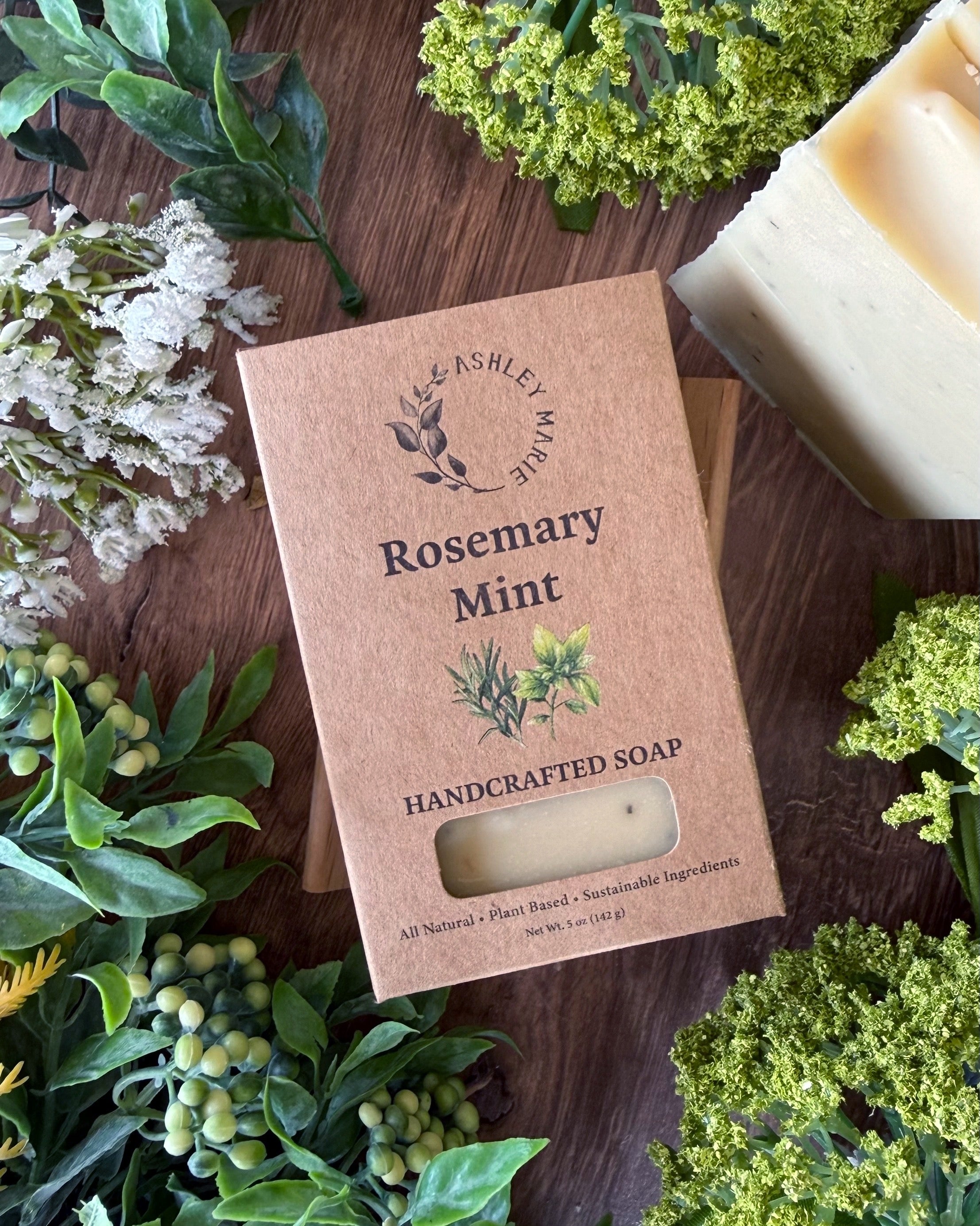 Rosemary Mint – Boxed Soap – Ashley Marie Soap