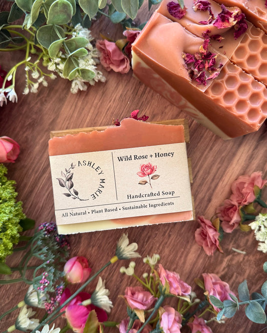 Wild Rose + Honey Soap