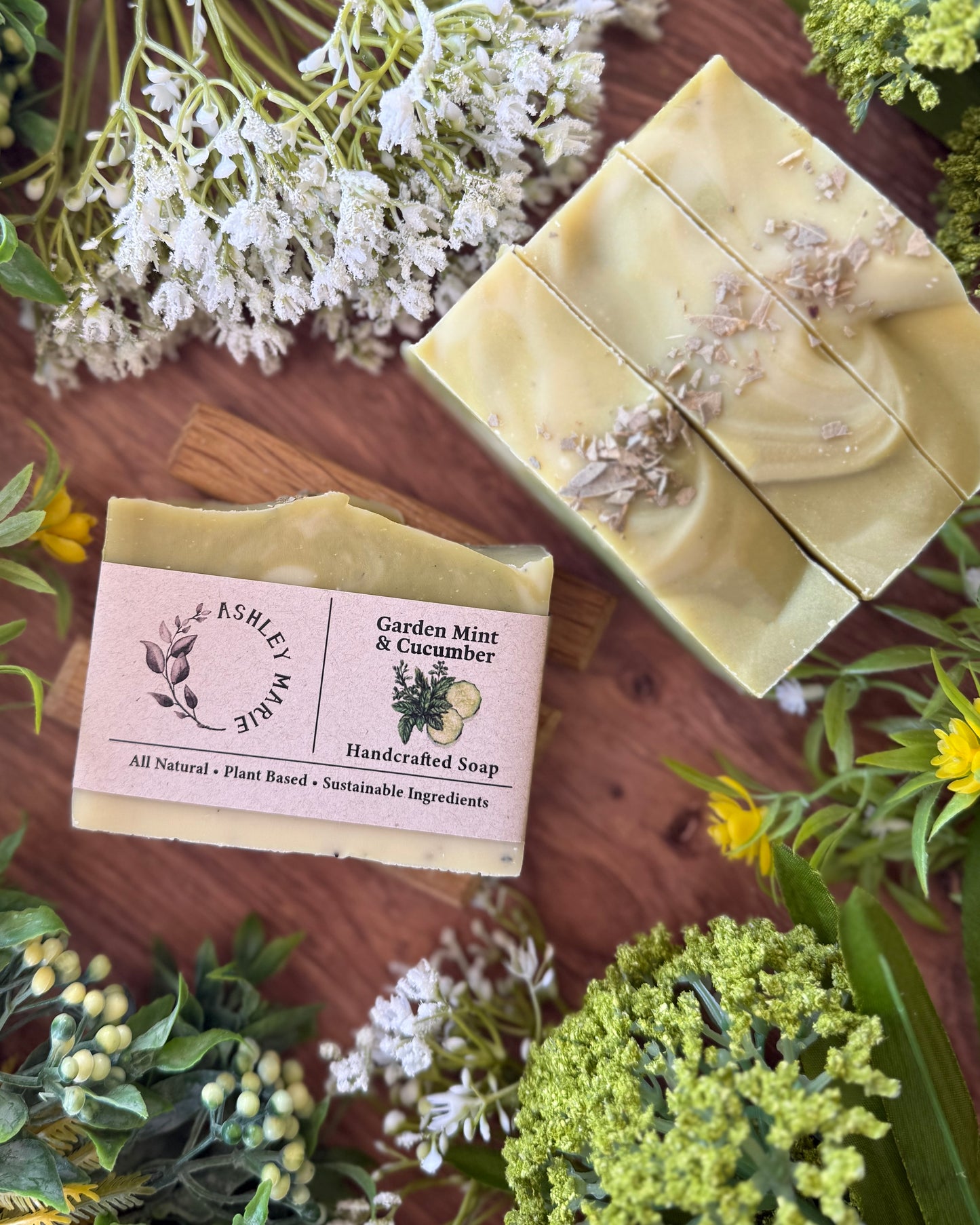 Garden Mint + Cucumber Soap