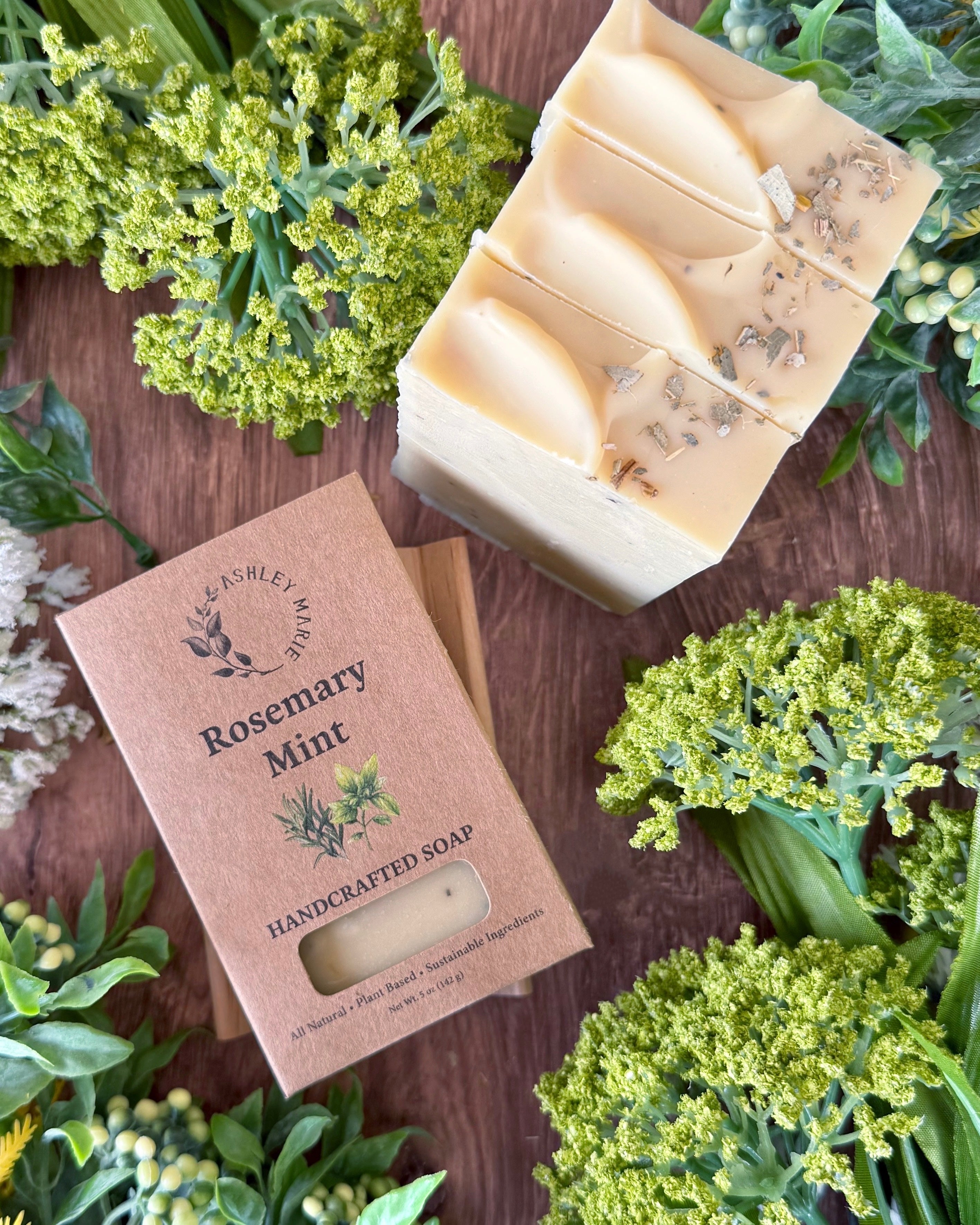 Rosemary Mint – Boxed Soap – Ashley Marie Soap
