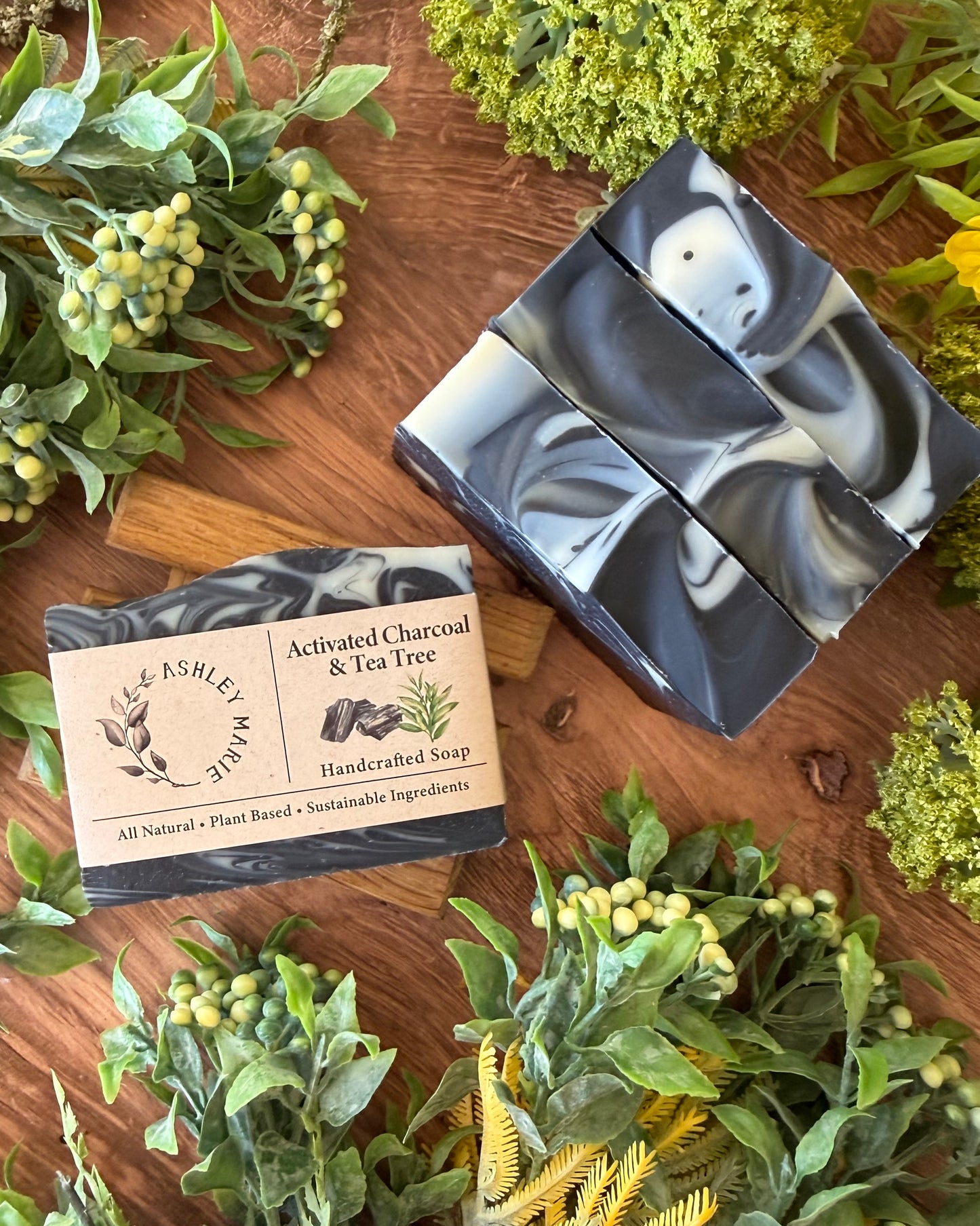 Activated Charcoal & Tea Tree Soap