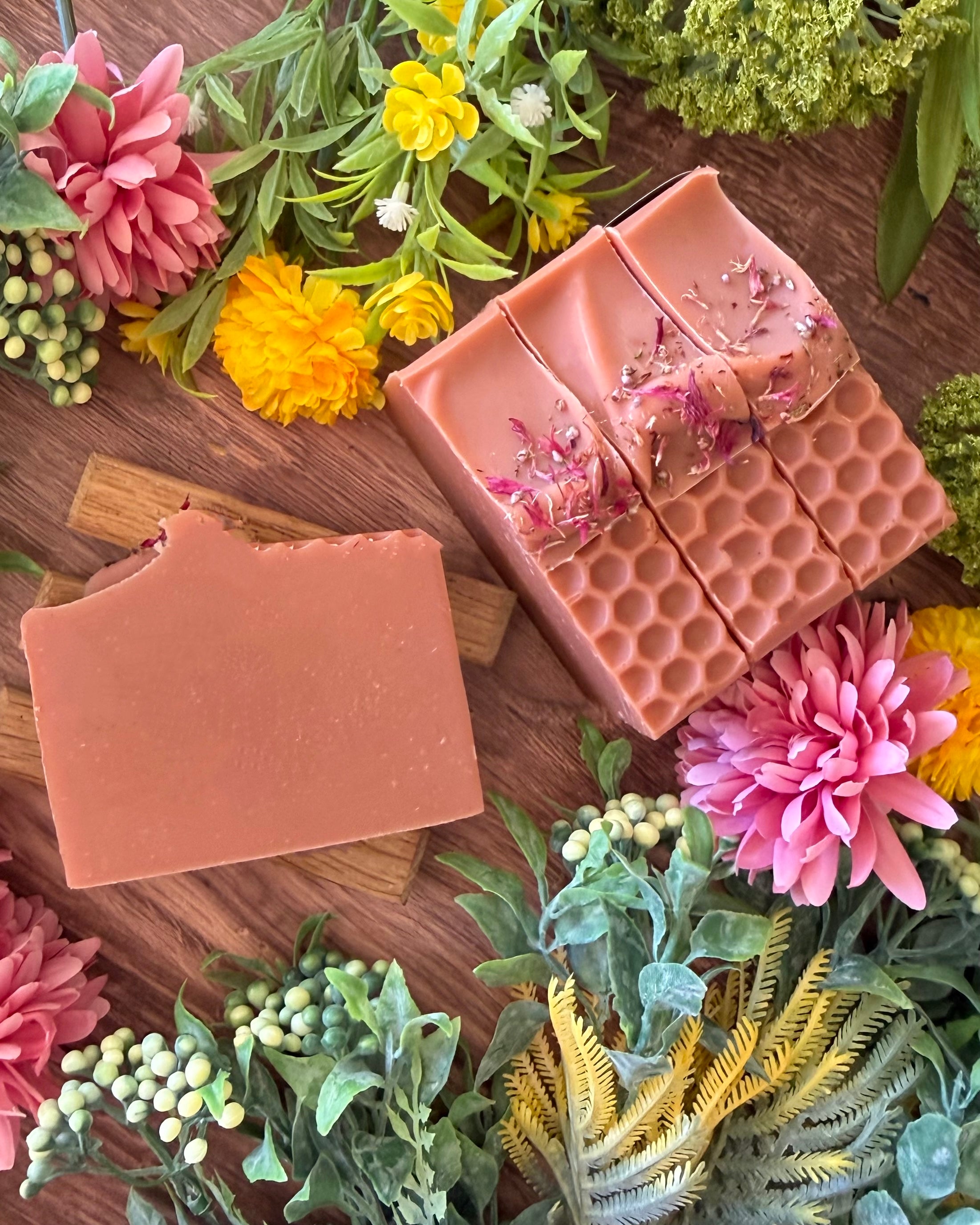 Wildflower Honey Soap – Botanical Honey Bar | Ashley Marie Soap