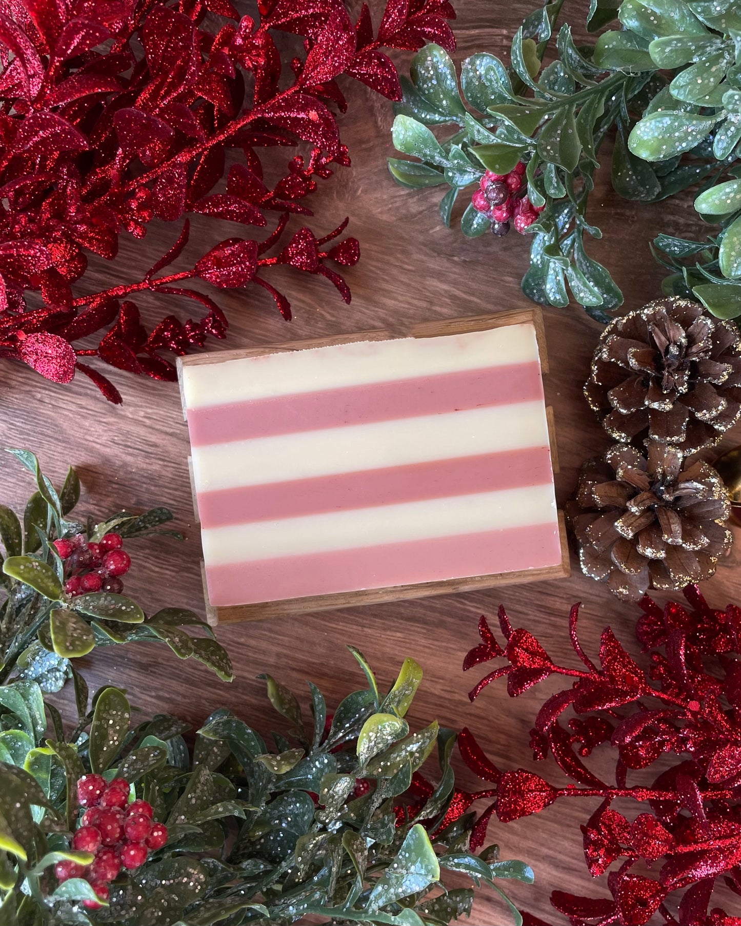 Candy Cane Soap