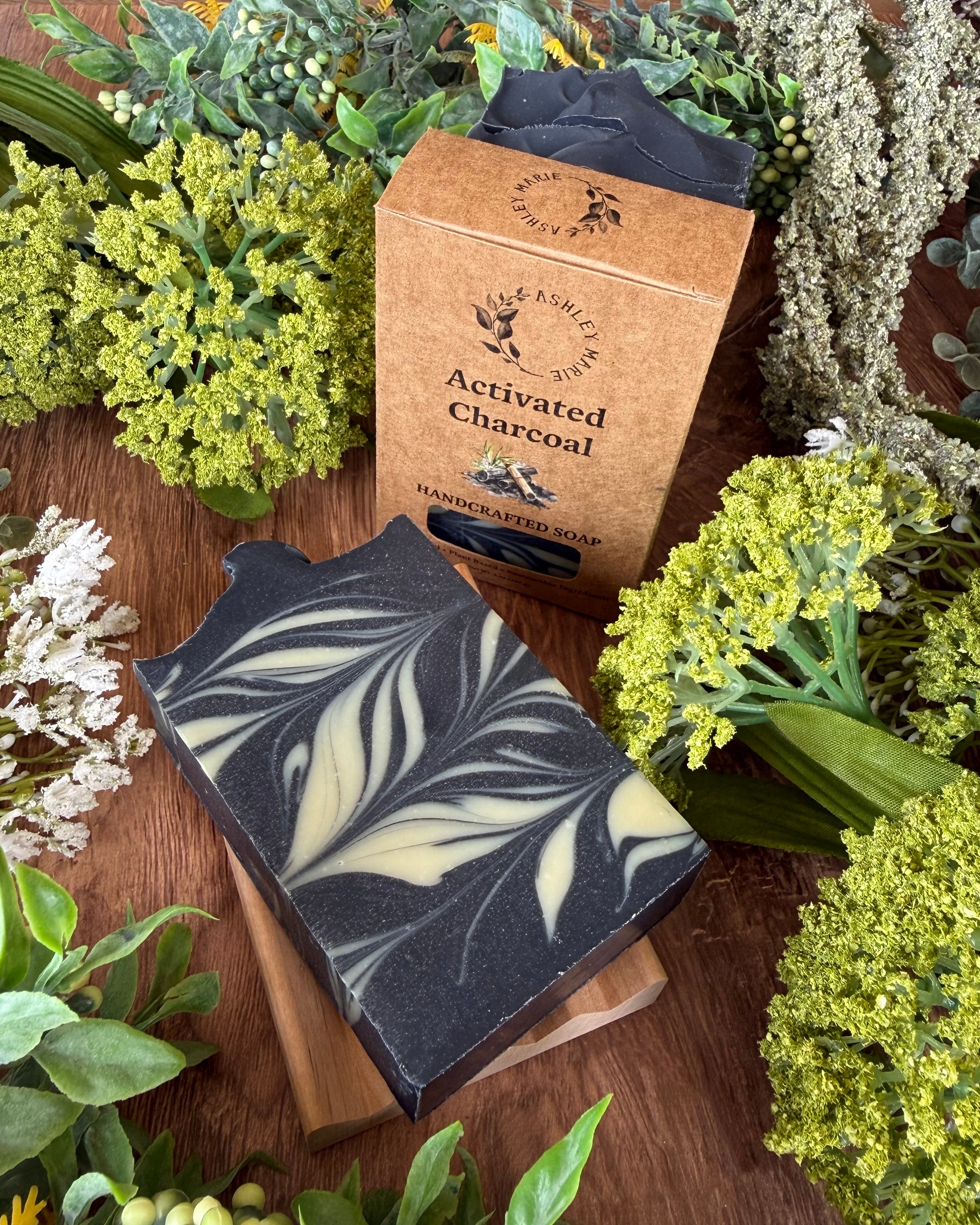 Activated Charcoal -Boxed Soap – Ashley Marie Soap