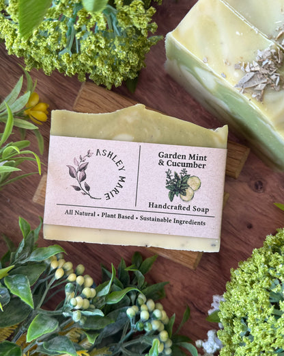 Garden Mint + Cucumber Soap