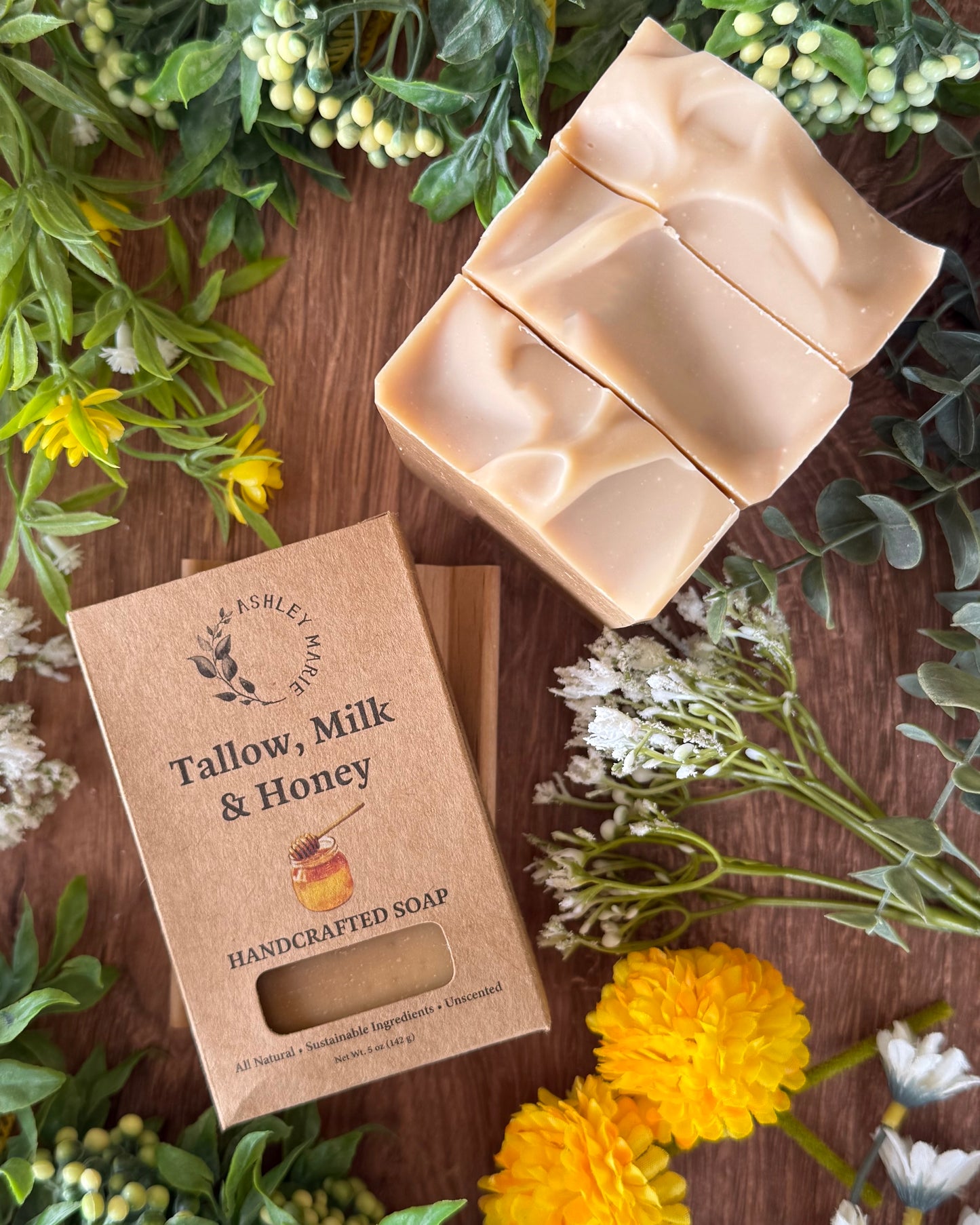 Tallow, Milk + Honey – Boxed Soap