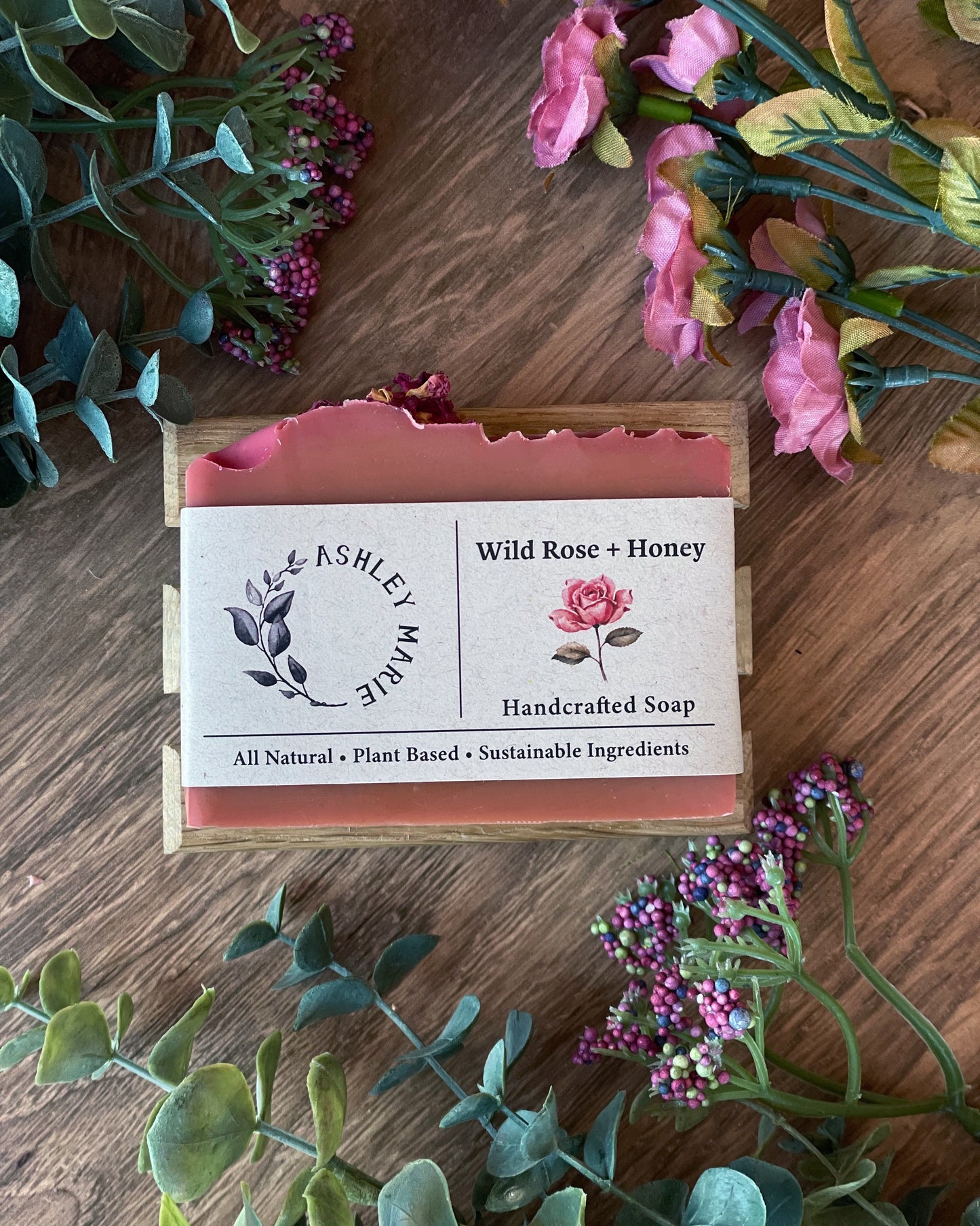 Wild Rose + Honey Soap