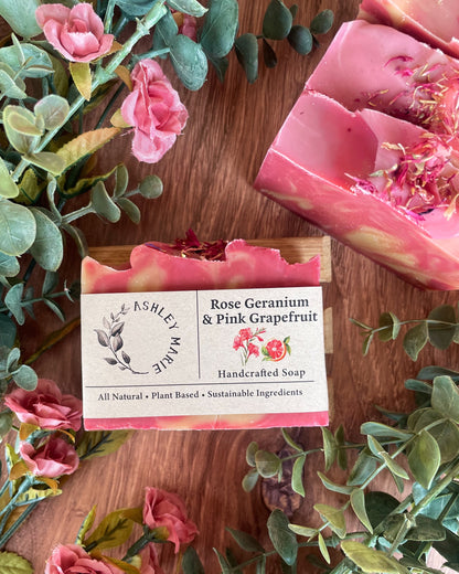 Rose Geranium & Pink Grapefruit Soap