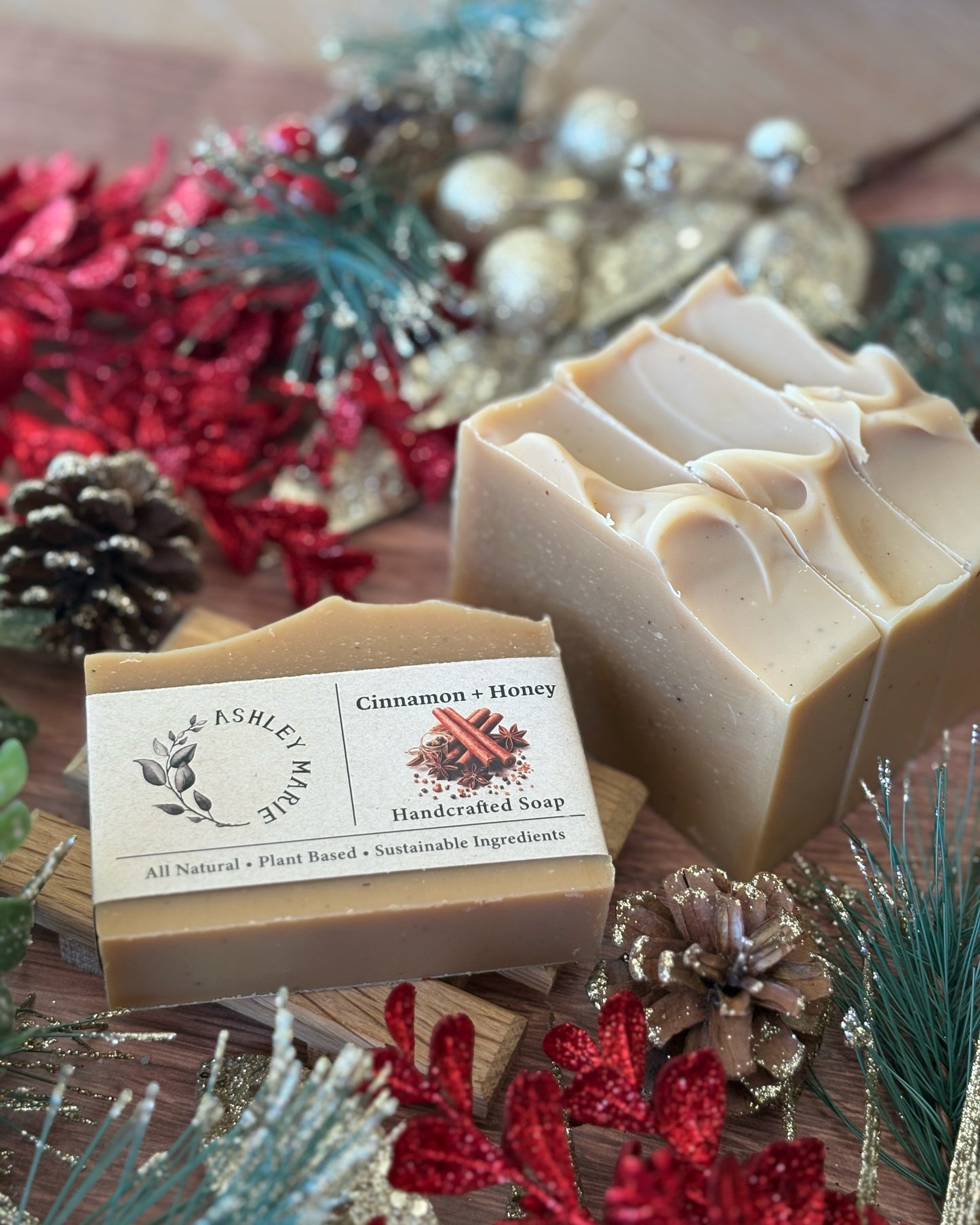 Cinnamon + Honey Soap