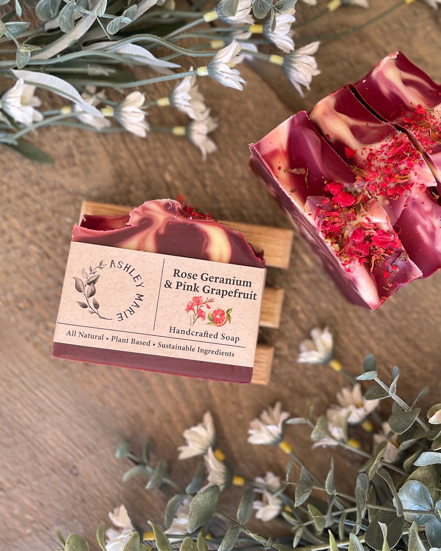 Rose Geranium & Pink Grapefruit Soap