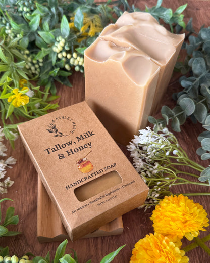Tallow, Milk + Honey – Boxed Soap