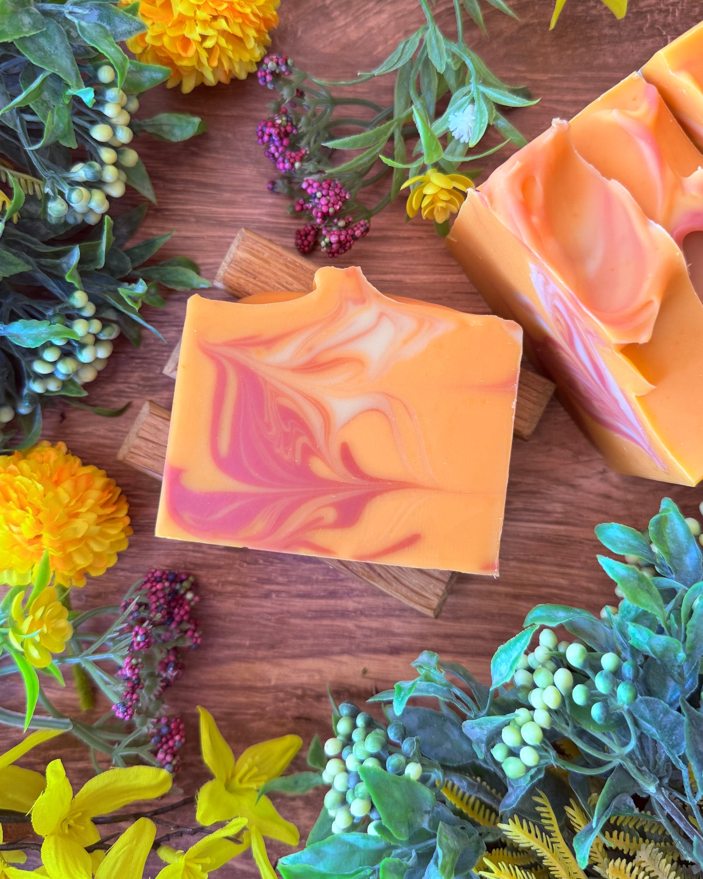 Sweet Orange Hibiscus Soap