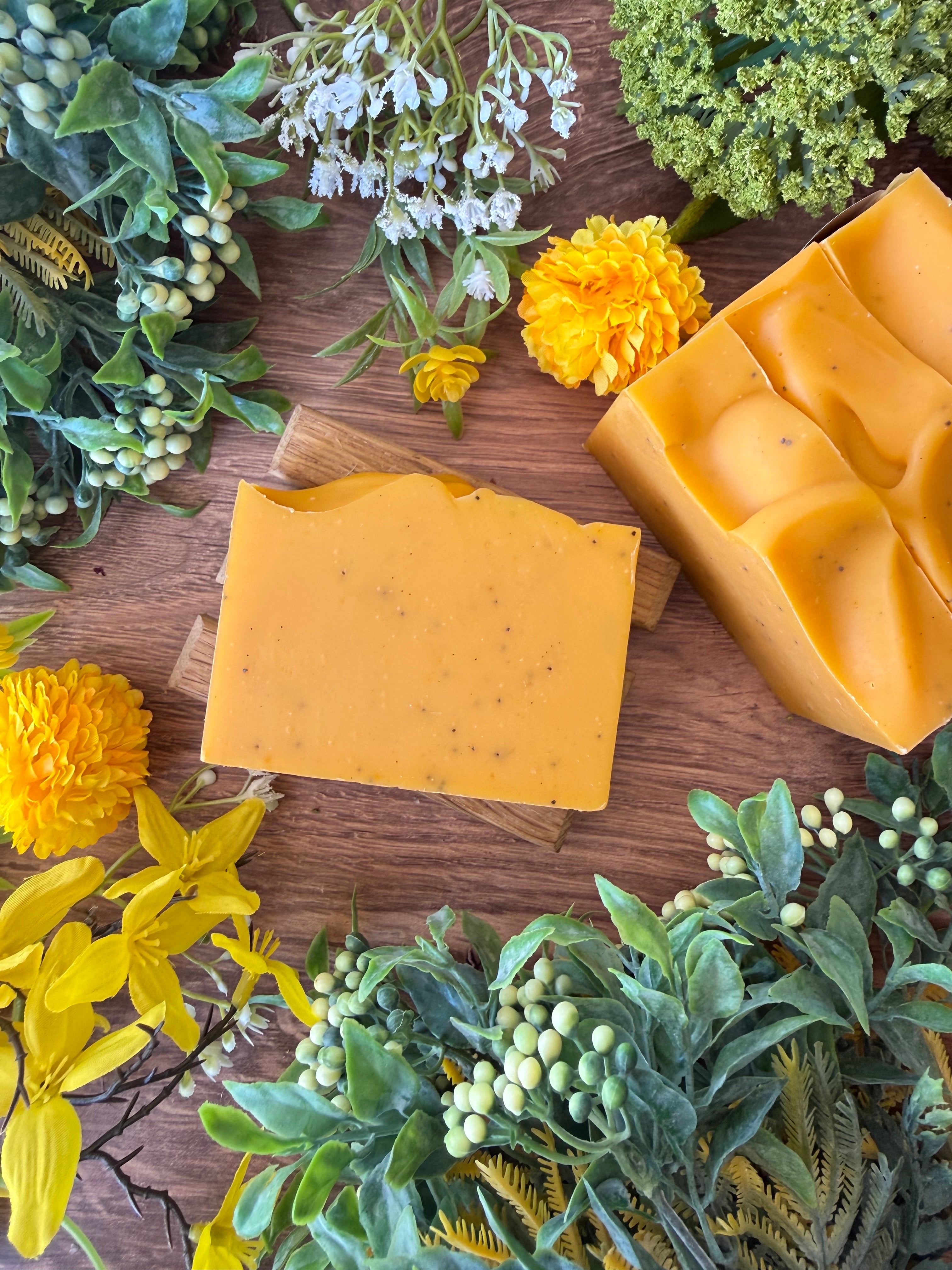 Lemondrop Scrub Soap
