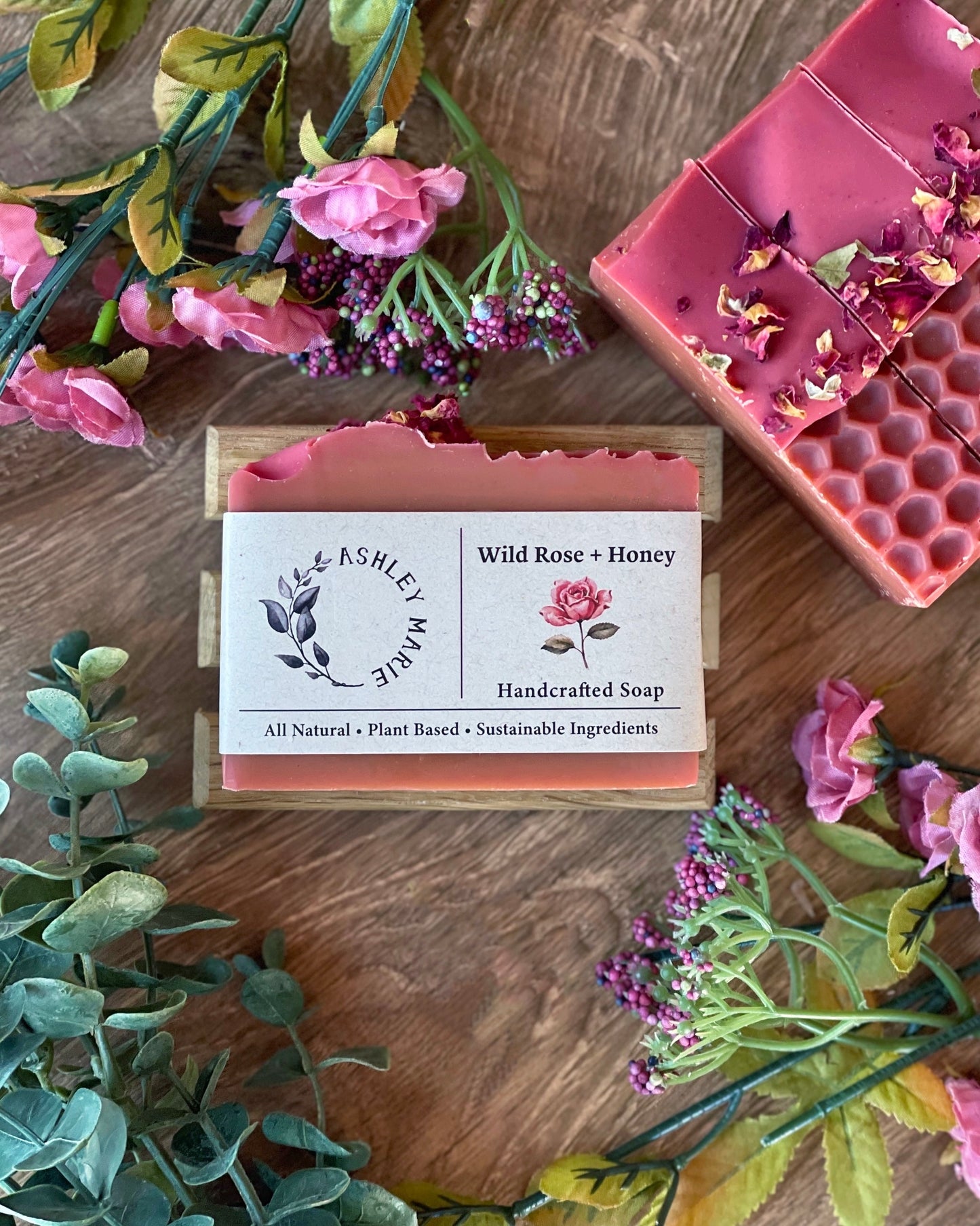 Wild Rose + Honey Soap