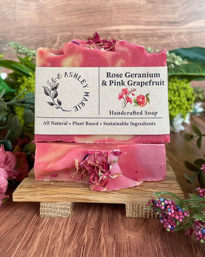 Rose Geranium & Pink Grapefruit Soap