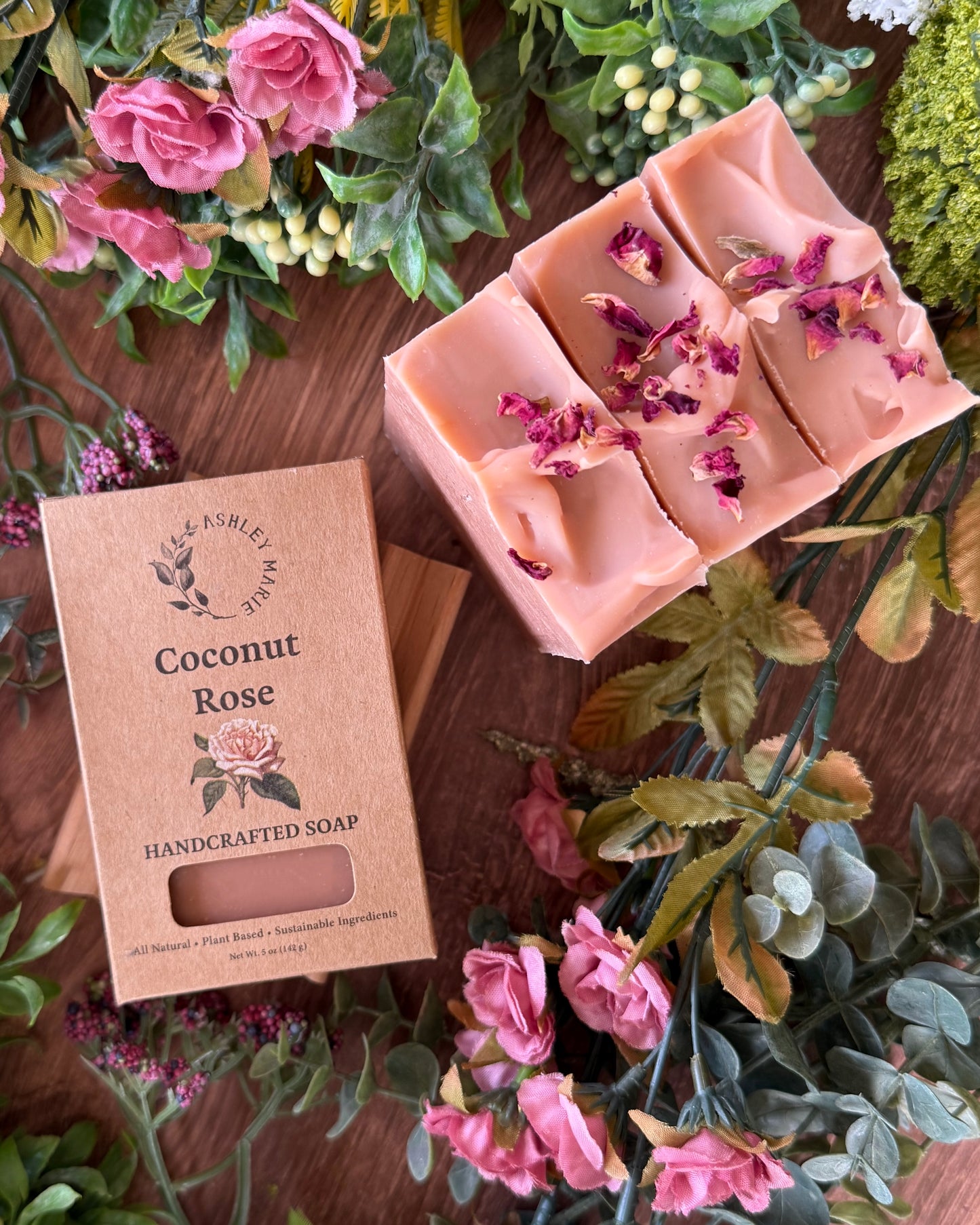 Coconut Rose – Boxed Soap