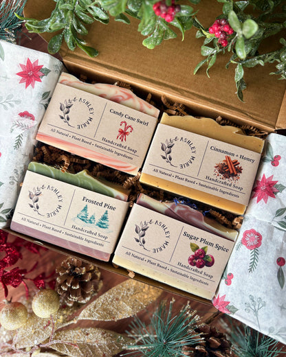 Set of Four - Holiday Gift Box