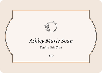 Ashley Marie Soap Gift Cards