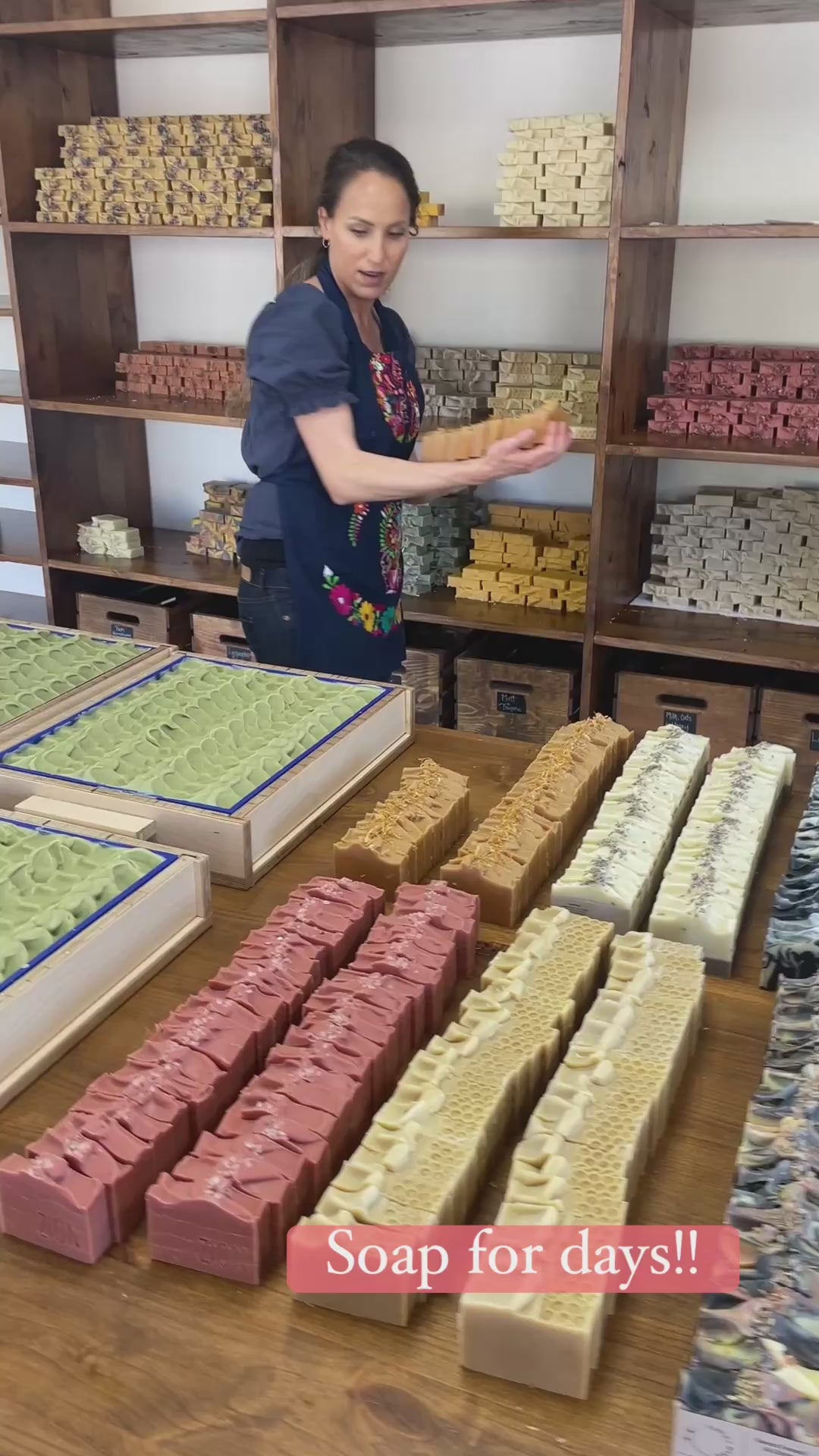 Load video: Handmade Soap with Natural Ingredients