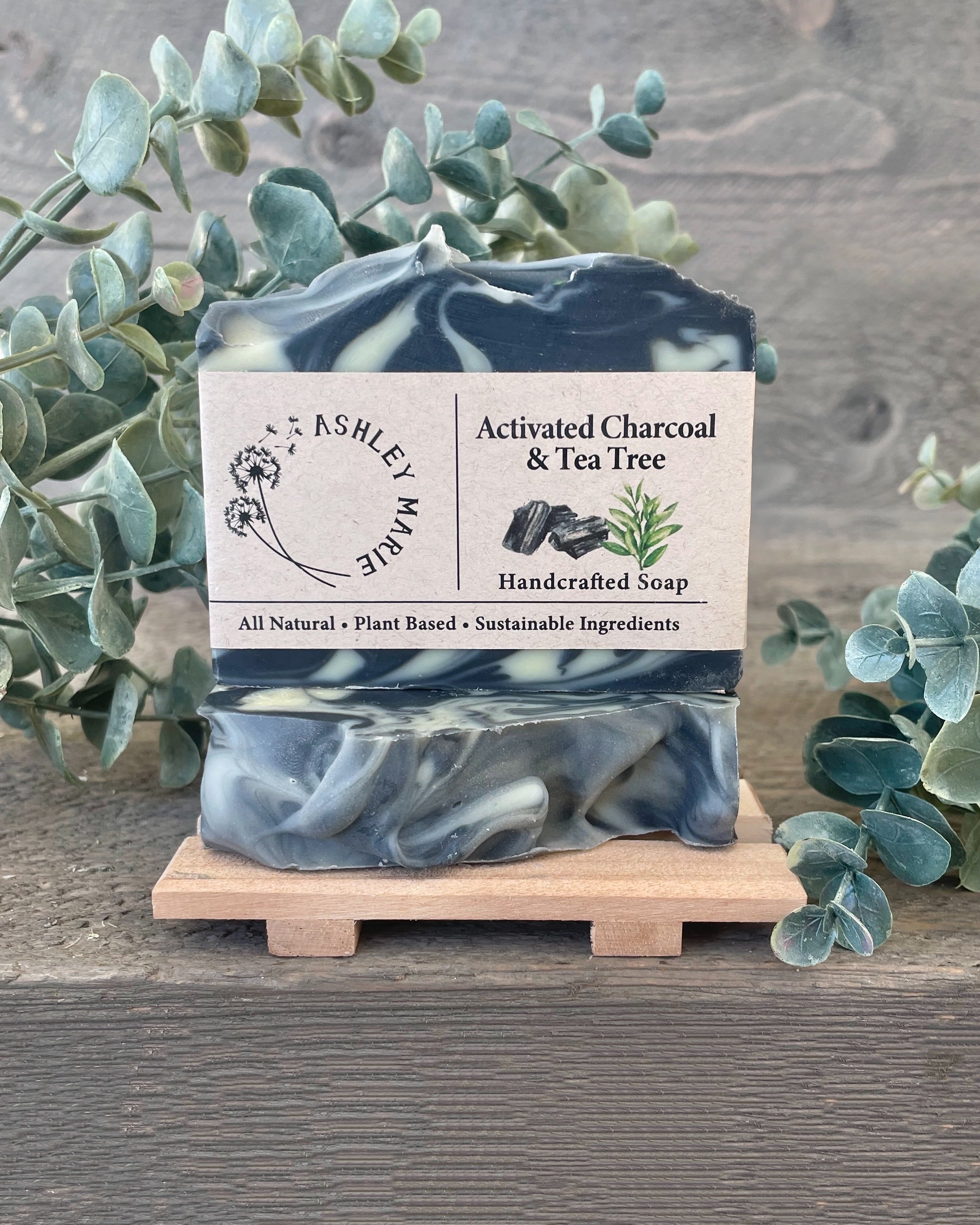 Men's Activated Charcoal Tea Tree Soap Bar