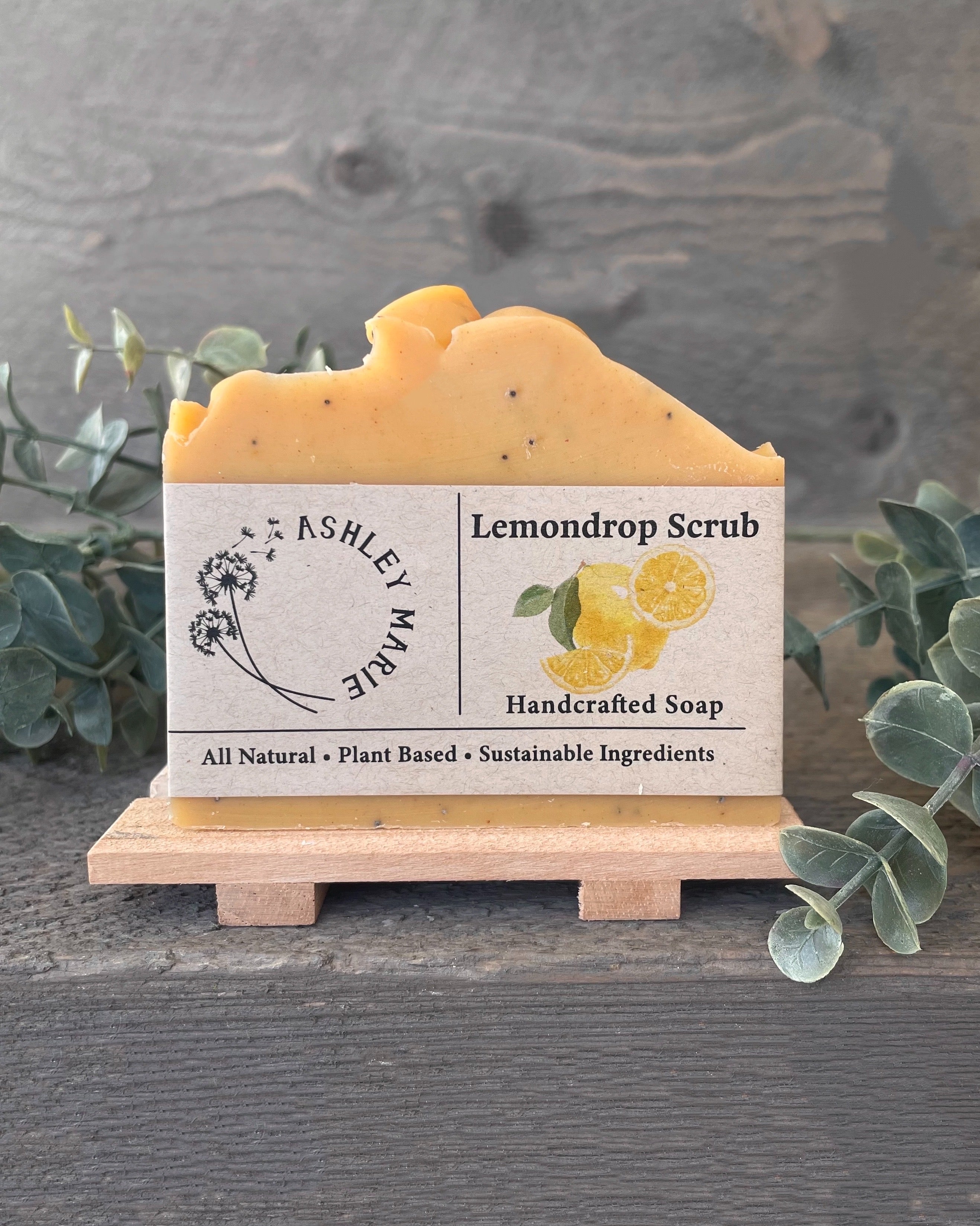 Lemondrop Scrub Soap – Ashley Marie Soap